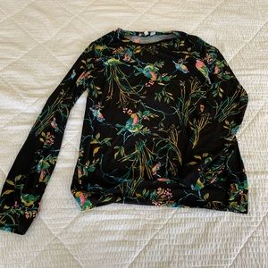 EUC Leota NY Chinoiserie Luxe Jersey Top
